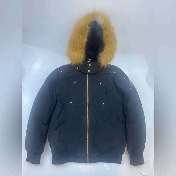 Moose Knuckles Unisex Gold Bomber Jacket PR4-3